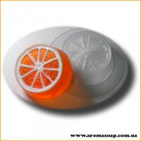 Orange 100 g plastic mold