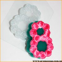 March 8 in roses 95 g plastic mold