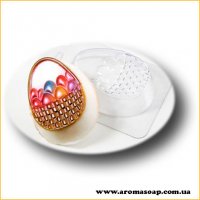 Basket with eggs 97 g plastic mold