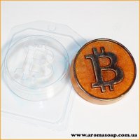 Bitcoin (symbol) 105 g plastic mold