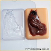 Portrait of a horse 80 g plastic mold