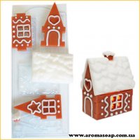 Gingerbread house 130 g plastic mold