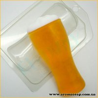Glass of beer 85 g plastic mold