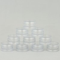Cosmetic jar Ascorp 3 ml transparent set of 10 pcs (2253)