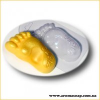 Footprint in the sand 80 g plastic mold
