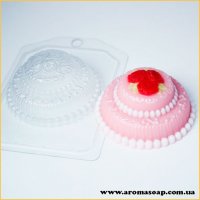 Mini cake with roses 105 g plastic mold