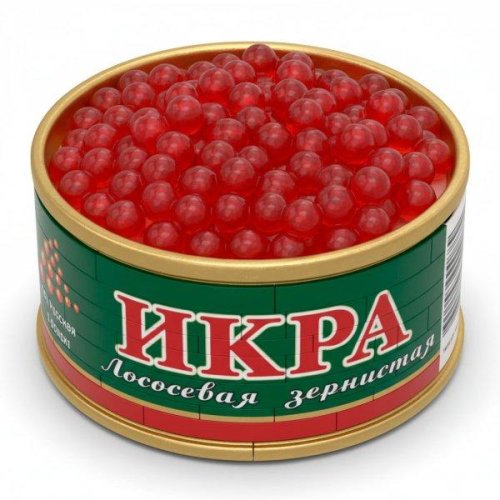 Банка красной икры 3D элит-форма