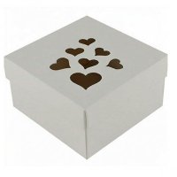 Коробка премиум Love с сердцами