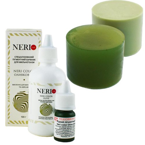 Жидкий пигментный краситель Neri color Olive (Оливковый)