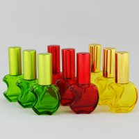 Cosmetic bottle Ascorp Apple glass 15 ml in three colors set of 9 pcs (883)