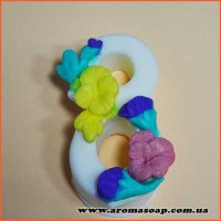 8 March "Pansies" №02 silicone mold