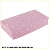Natural pink box with heart