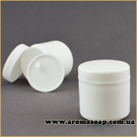 White jar with liner 30 ml