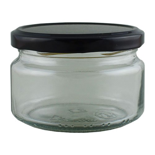 Cosmetic jar Ascorp Jam 250 ml glass set of 5 (6634)