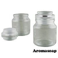 205 ml glass jar with a glass stopper