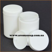 White jar with liner 50 ml