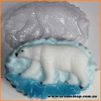 Polar bear 80 g plastic mold