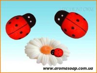 Ladybugs 3D classic silicone mold