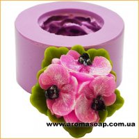 Bouquet of orchids 3D silicone mold