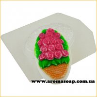 Bouquet of roses 60 g plastic mold