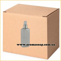 Flat bottle 100 ml + aluminum spray bottle WHOLESALE 500pcs