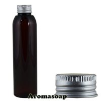 Round dark bottle 150 ml + Aluminum cap