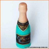 Bottle of Champagne 3D silicone mold