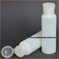 Translucent bottle 100 ml + flip top cap