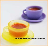 Cup and saucer 3D (2 forms) silicone mold