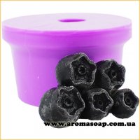 Blueberry bunch of 5 pcs 3d silicone mold
