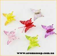Butterfly on a clothespin, assorted 1 piece