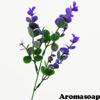 Bouquet accessory 52 1 pc Small eucalyptus violet