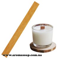 Flat wick (wood veneer) without holder 13x130 mm
