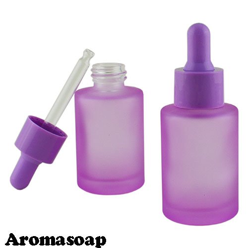 Glass lilac bottle Style 30 ml with a dropper