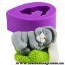 Sleeping Bunny 3D silicone mold