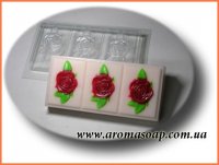Soap mold for cutting Roses 565 g plastic mold