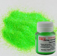 Light green holographic glitter