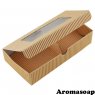 Natural box-corrugated with a beige window