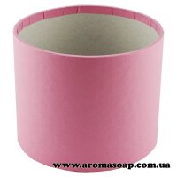 Round cardboard planter (hat box) Pink