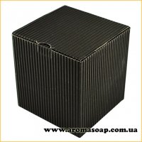 Коробка для 3D мила гофро чорна