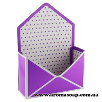 Small envelope box Lilac for a bouquet