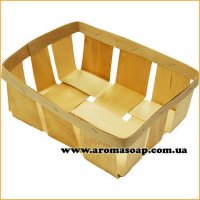 Large rectangular veneer basket