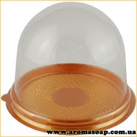 Plastic Packaging Dome with Golden Bottom
