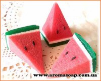 Slice of watermelon 3D silicone mold