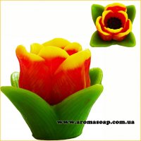 Small tulip 3D silicone mold