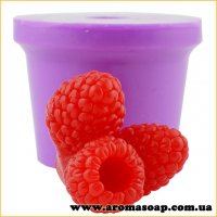 Raspberry bunch of 3 pcs 3d silicone mold
