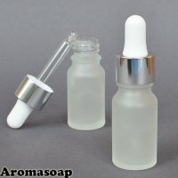 Frosted glass bottle 15 ml with pipette