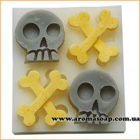 Mold 116 bones and skulls