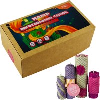 Set for making candles from colored wax Tenderness Aromasoap