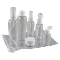 Set of cosmetic containers for travel Ascorp of 6 items (4281)